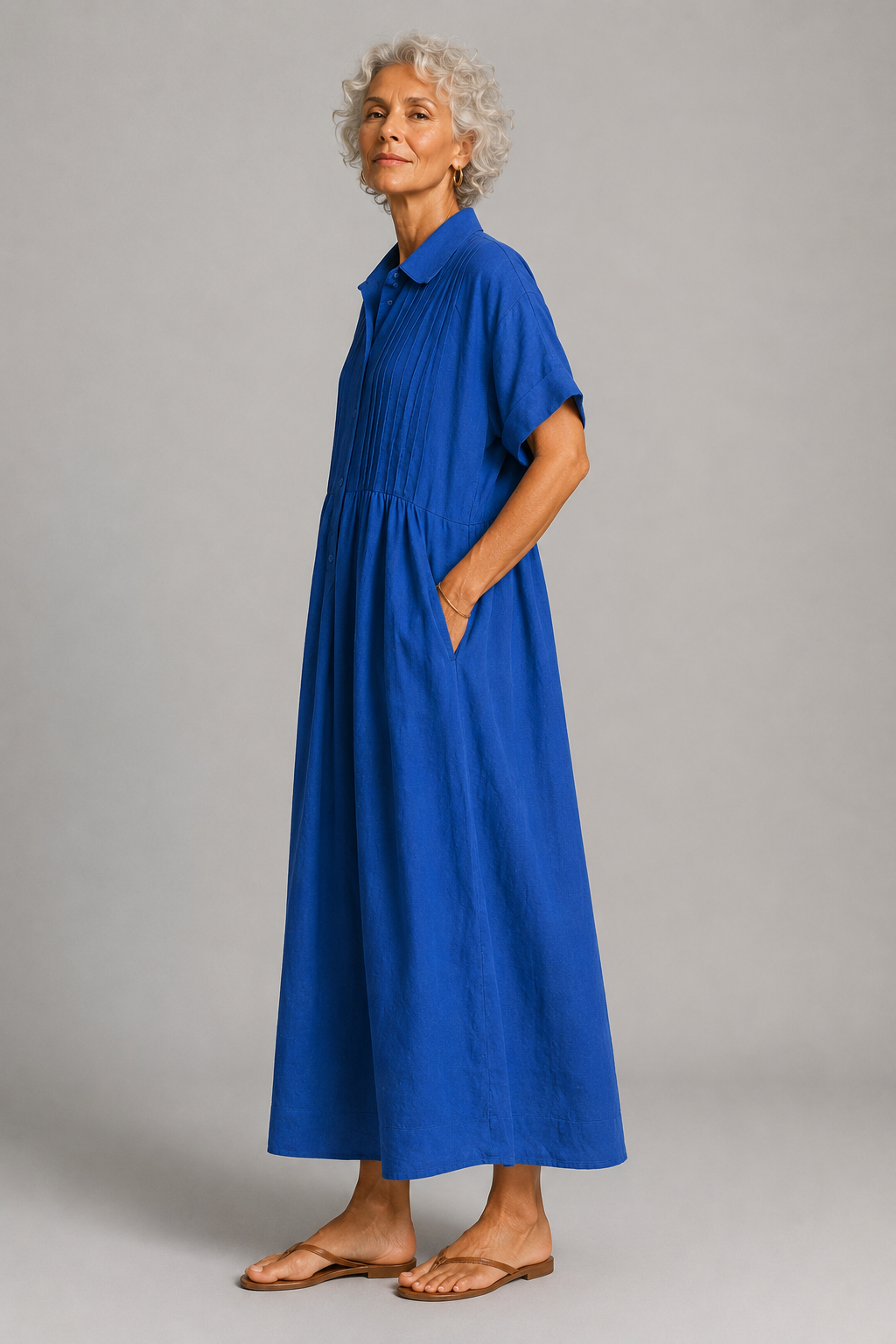 Océane | Blue Summer Maxi Dress