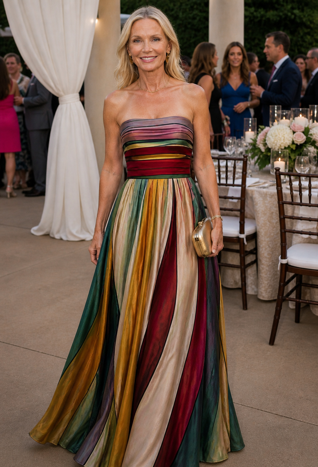 Violet & Grace⢠| Effortless Strapless A-Line Dress