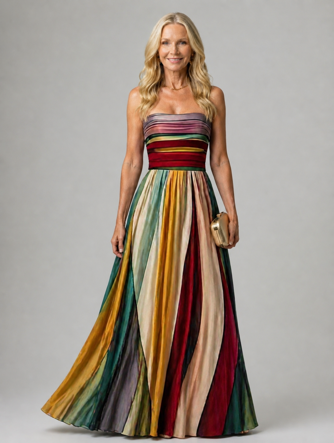 Violet & Grace⢠| Effortless Strapless A-Line Dress