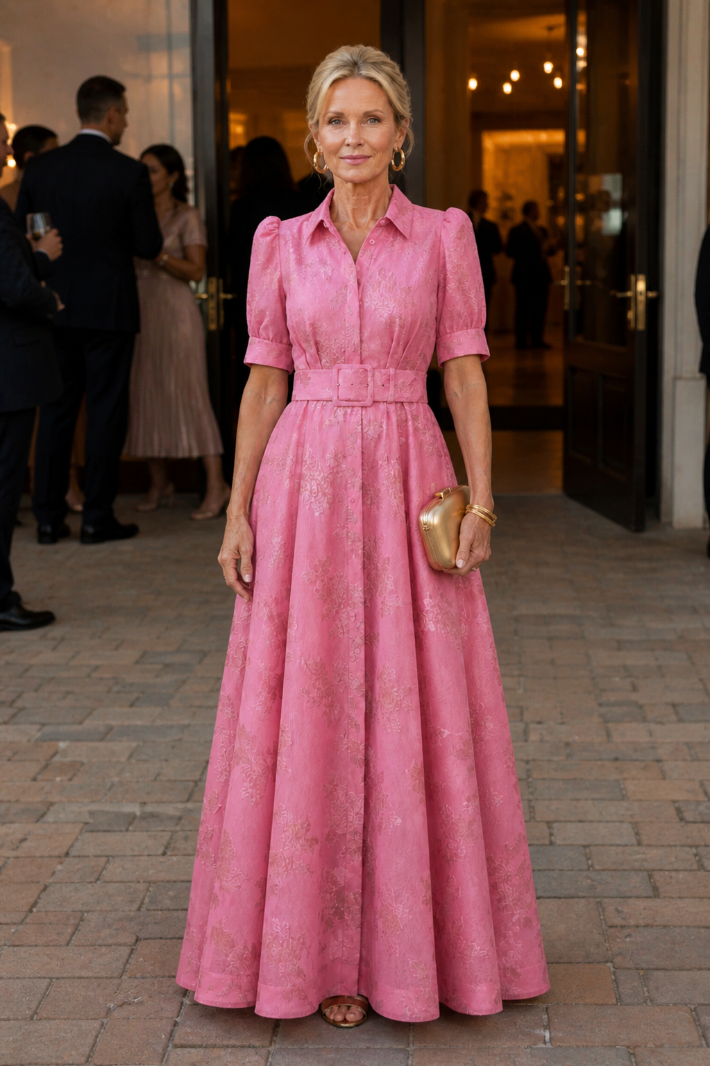 Ellis & Johnson™ | Belted Floral Maxi Dress