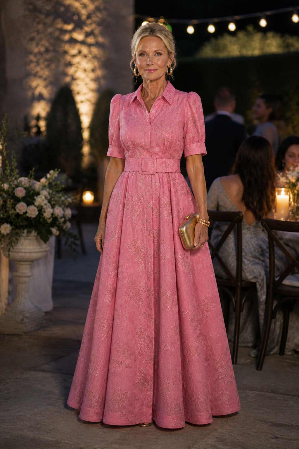 Ellis & Johnson™ | Belted Floral Maxi Dress