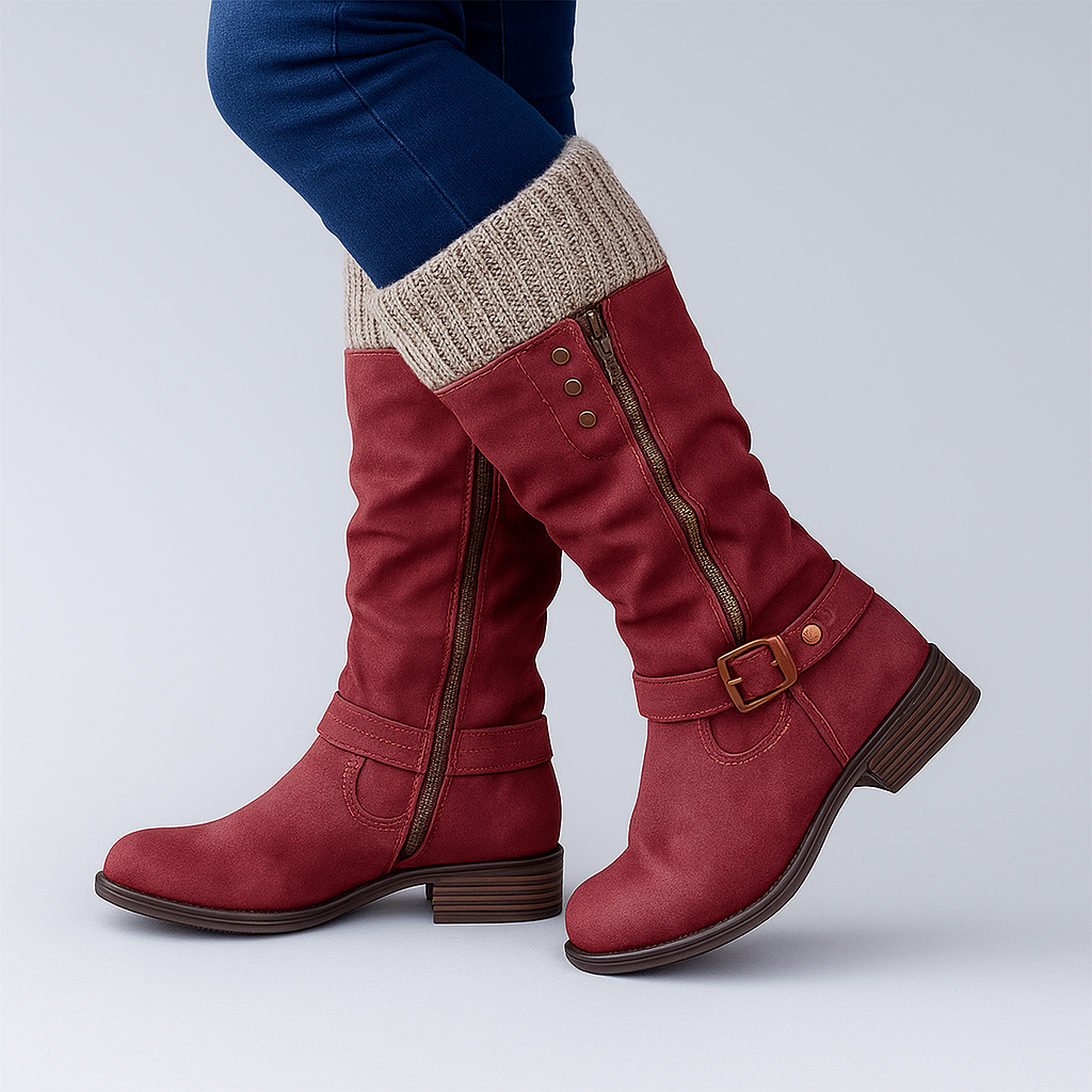 Bonnie | Elegant Supportive Buckle Boots