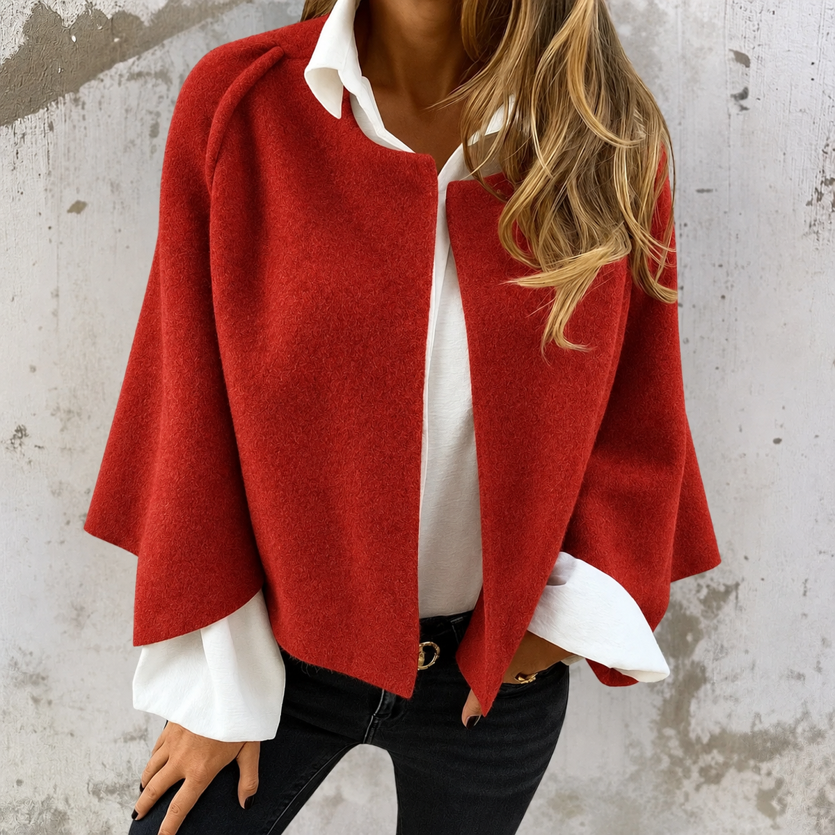 Odette | Elegant Short Jacket – Wells & Rose