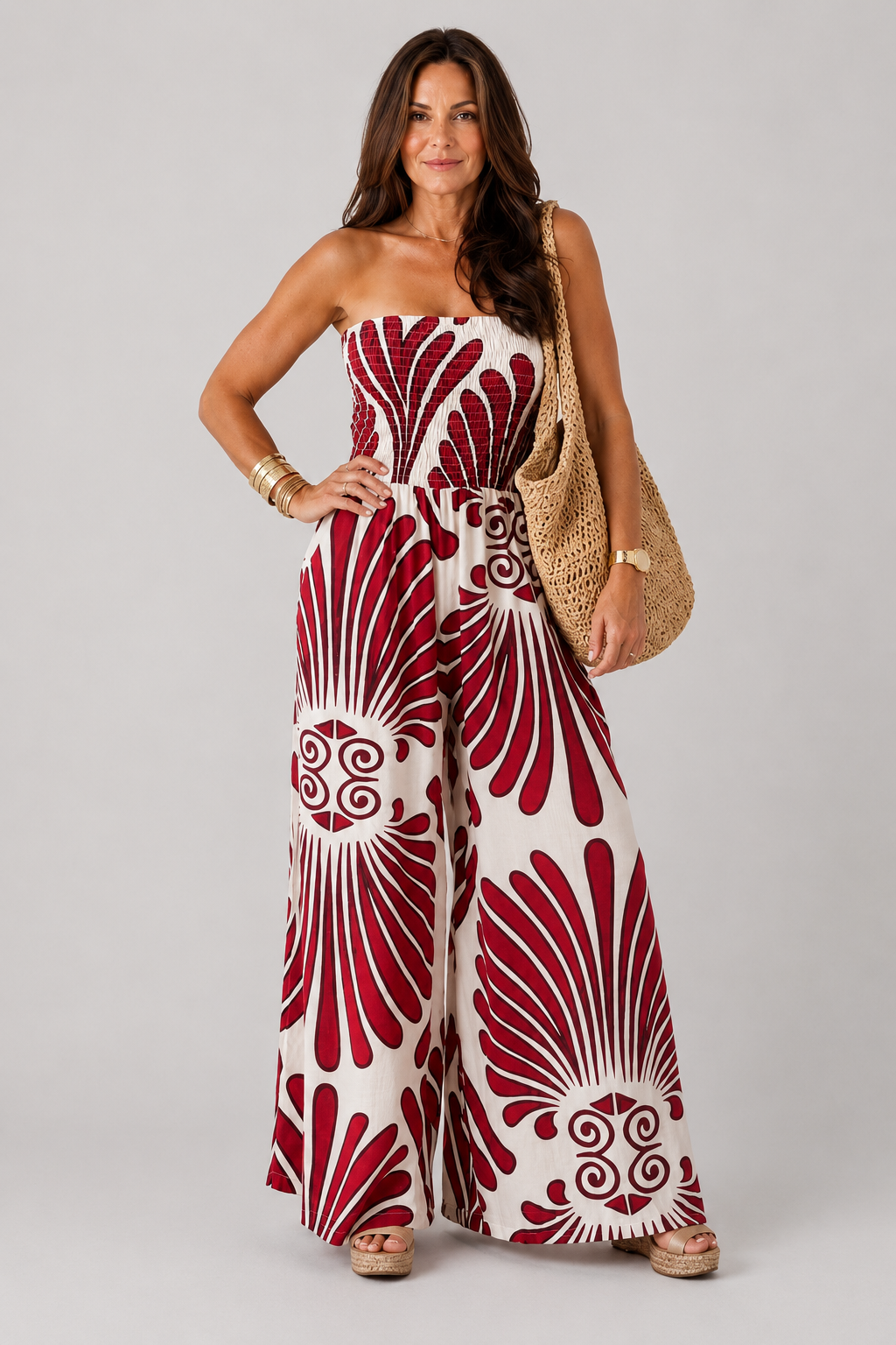 Diane | Flowing Strapless Maxi Dress