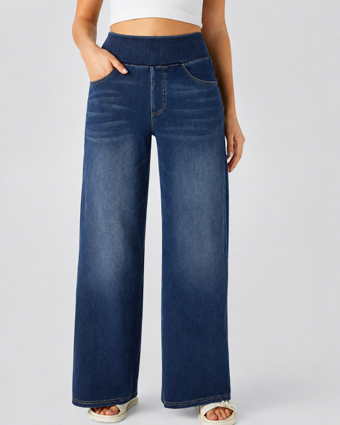 Beatrix | Casual Wide-Leg Pants – Wells & Rose