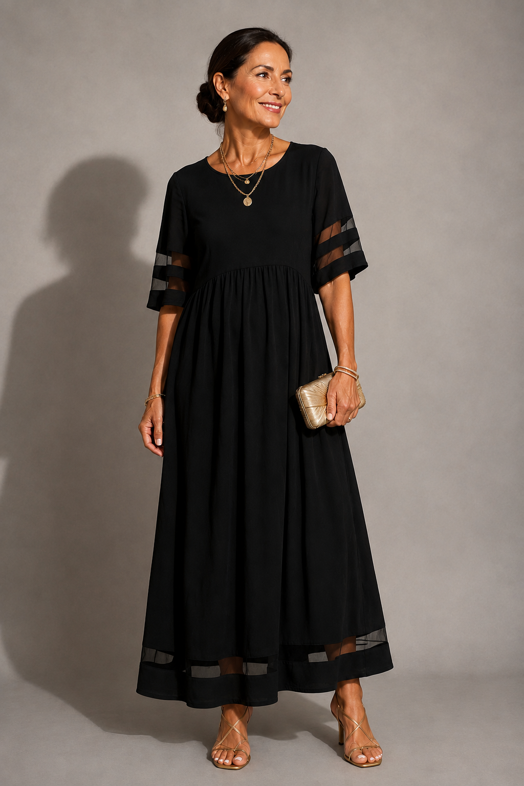 Aubreyâ„¢ | Flattering Tummy-Smoothing Midi Dress