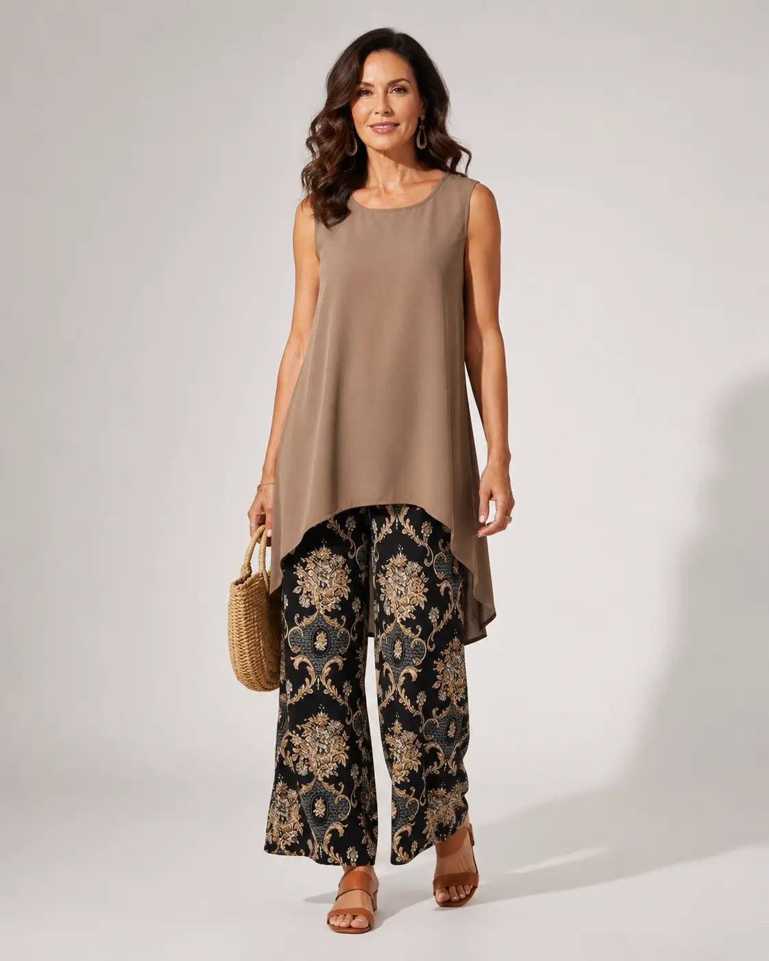 Transitâ„¢ | Boho Tunic and Wide Leg Pant Set