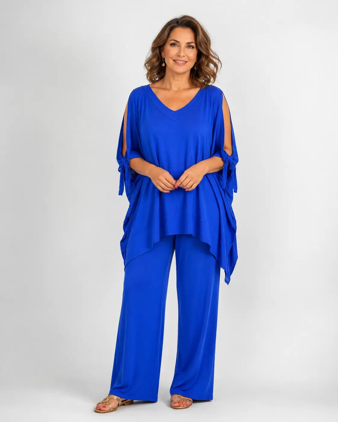 Ursulaâ„¢ | Open Shoulder Tunic and Pants Set