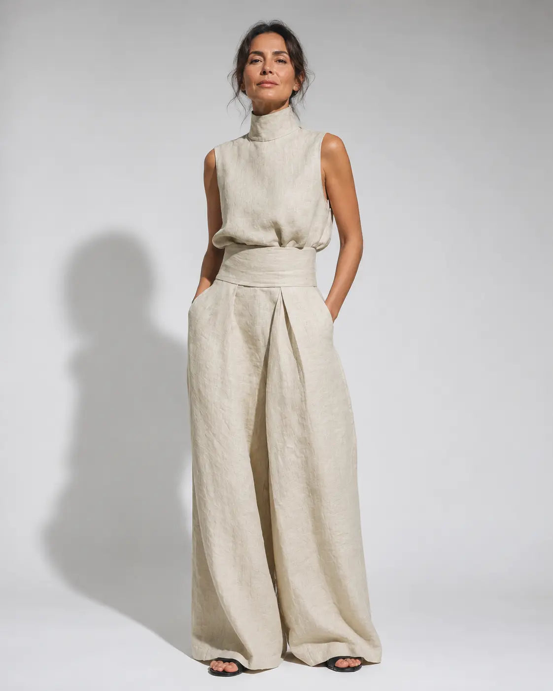 Venanciaâ„¢ | Minimalist Set Top and Wide Pants