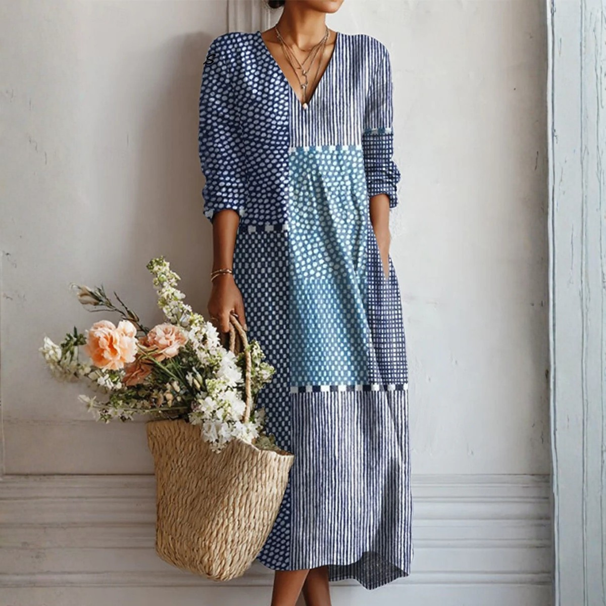 Saraâ„¢ | Lightweight Floral Dress