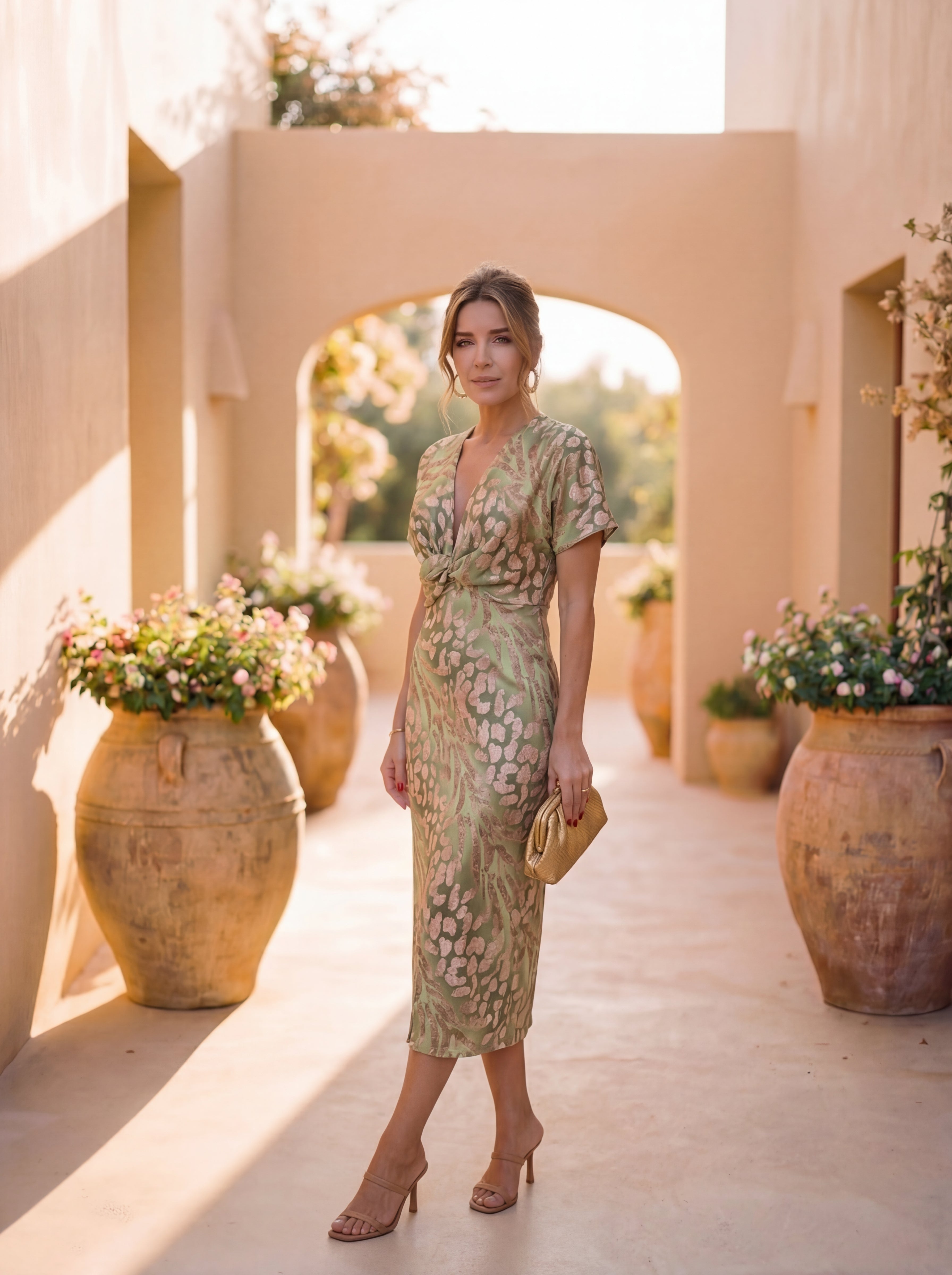 Antonella | Elegant dress in lightweight, fluid fabric