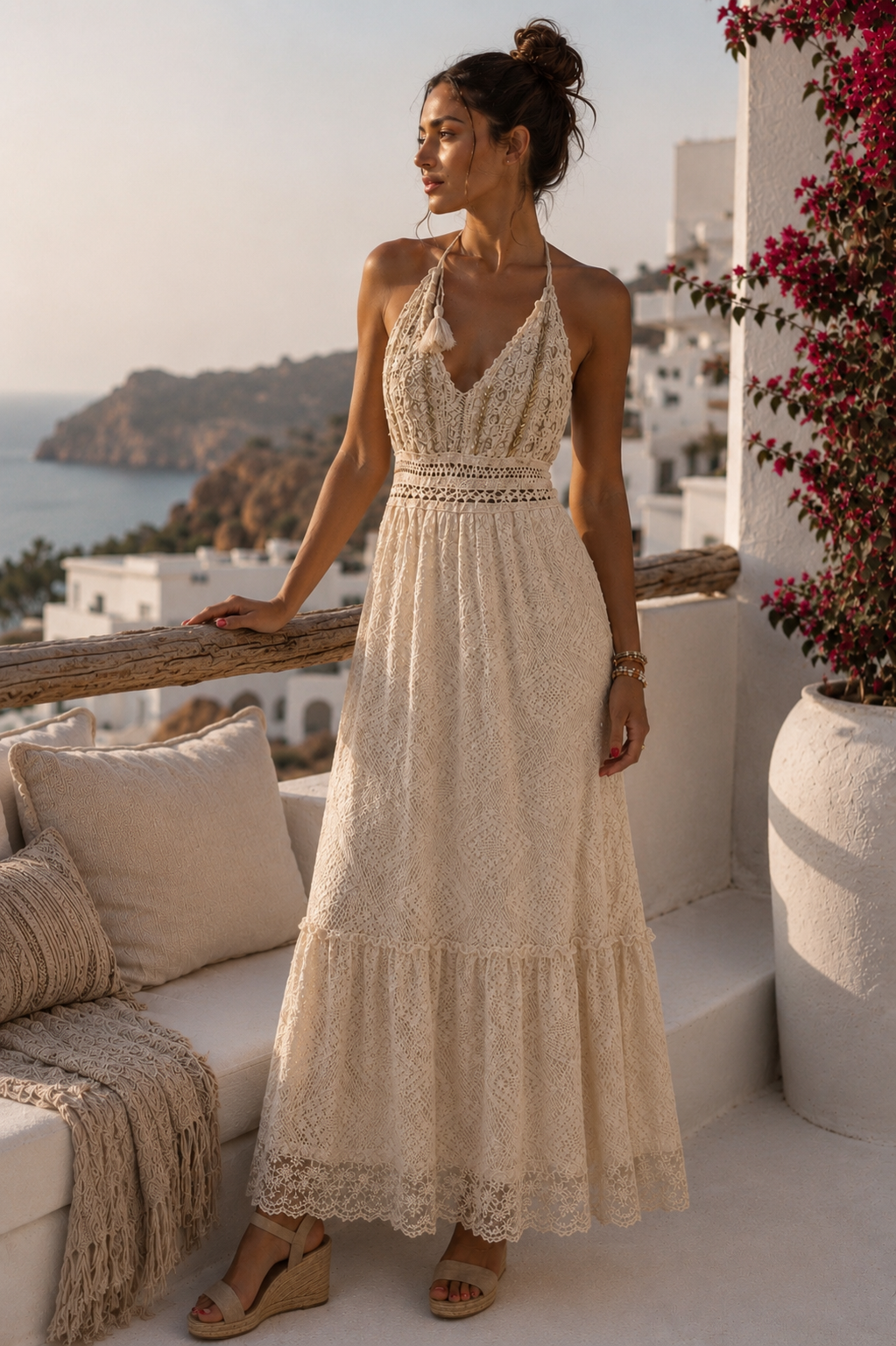 Ivory Long Dress