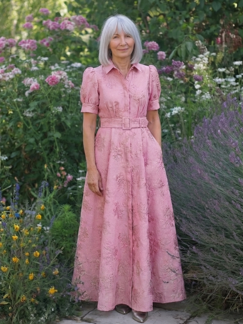 Ellis & Johnson™ | Belted Floral Maxi Dress