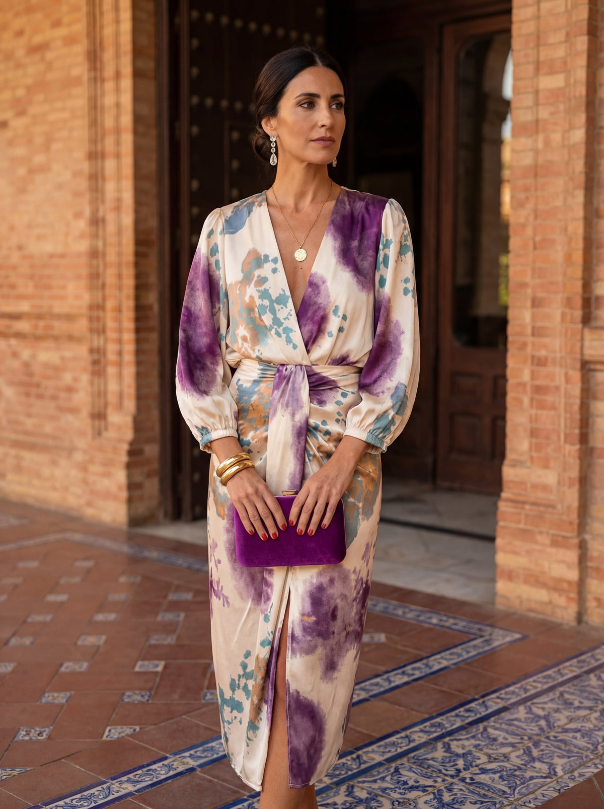 Valeriaâ„¢ | Cross Neckline Dress