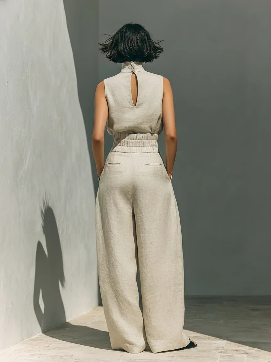 Imani | Cotton-Linen Two-Piece Set