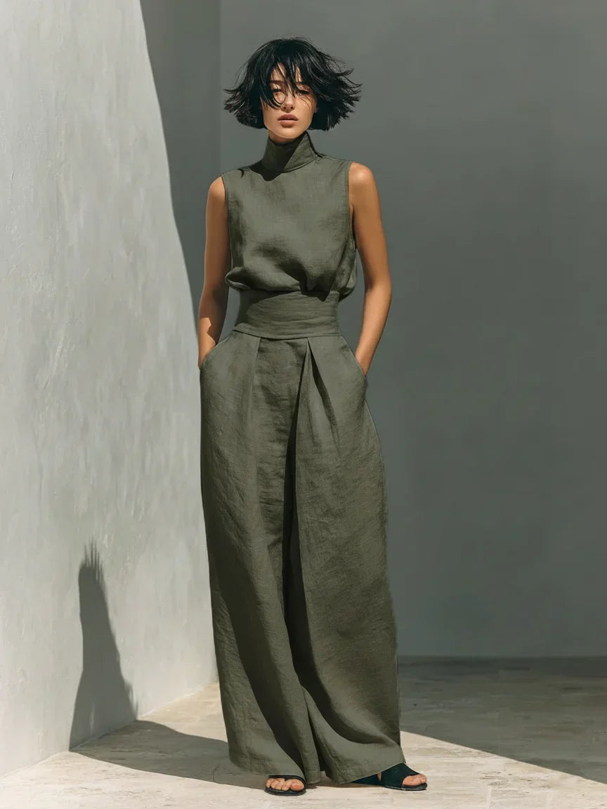 Imani | Cotton-Linen Two-Piece Set