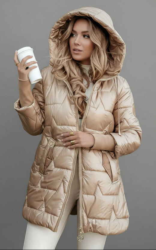 Cristelle™ | Light, quilted coat with a hood