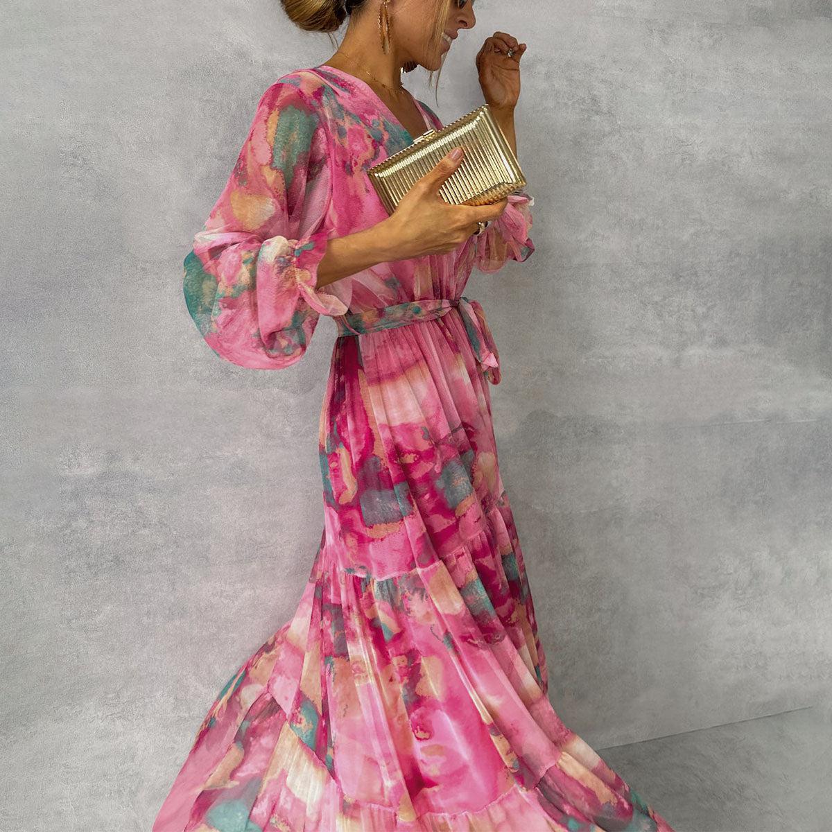 Ellis & Johnson™ | Wrap Dress with Floral Print