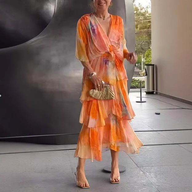 Ellis & Johnson™ | Layered Floral Sun Dress