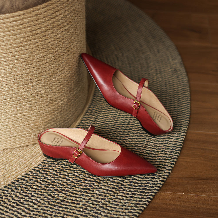 Neok | Genuine Leather Mules