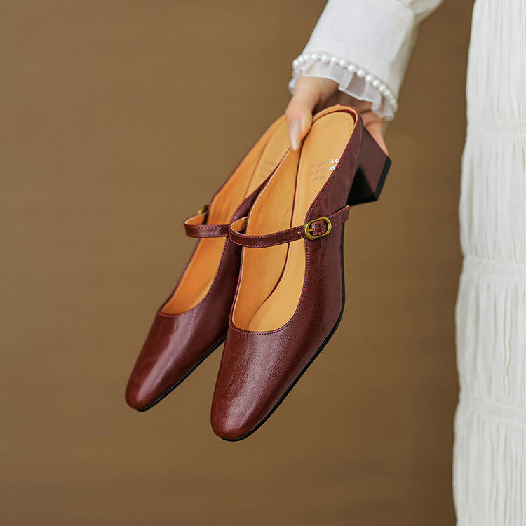 Vian | Genuine Leather Mules