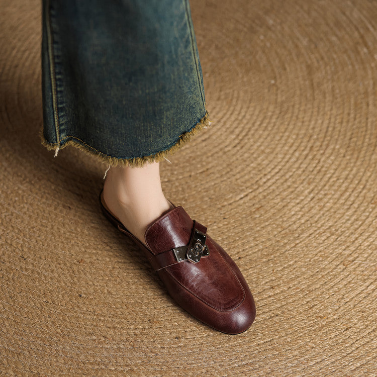 Carla | Genuine Leather Mules