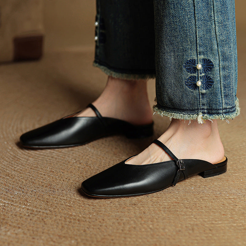 Miral | Genuine Leather Mules