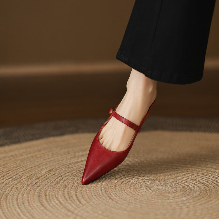Neok | Genuine Leather Mules