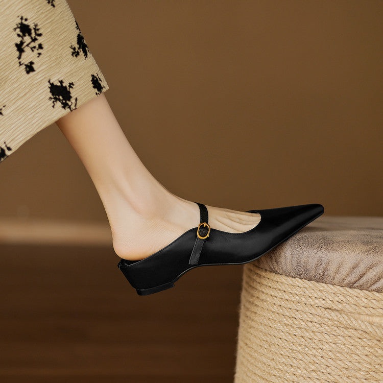 Neok | Genuine Leather Mules