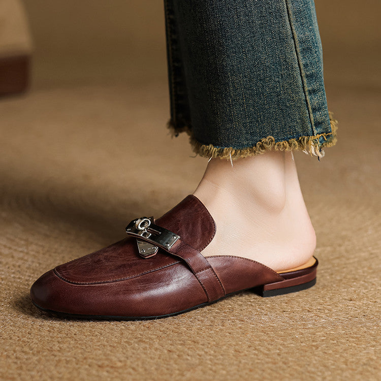 Carla | Genuine Leather Mules