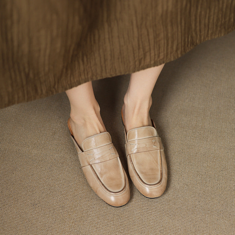 Serin | Genuine Leather Mules