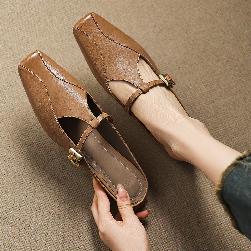 Keva | Genuine Leather Mules