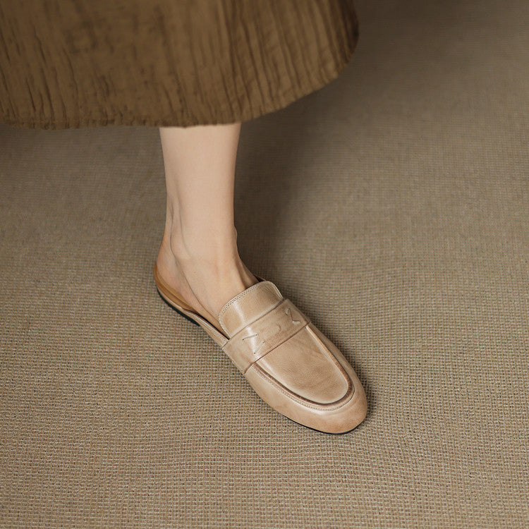 Serin | Genuine Leather Mules