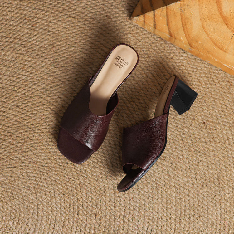 Oats | Genuine Leather Mules
