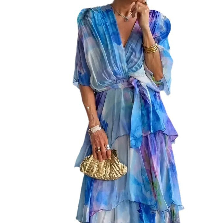 Ellis & Johnson™ | Layered Floral Sun Dress