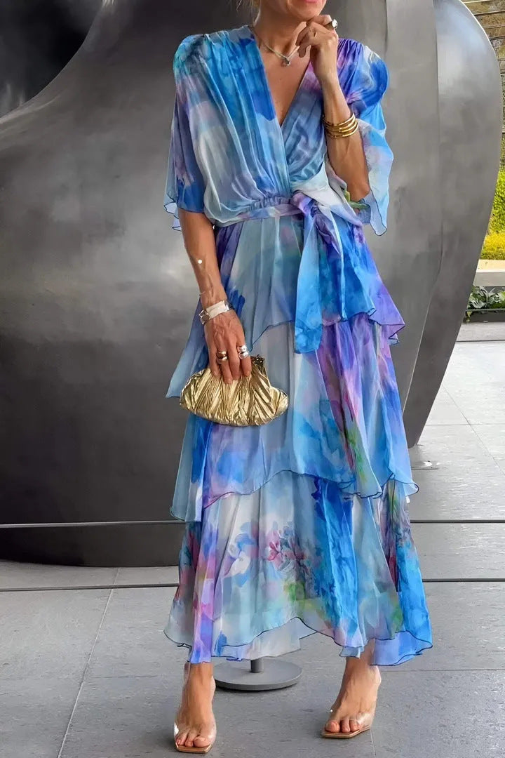 Ellis & Johnson™ | Layered Floral Sun Dress