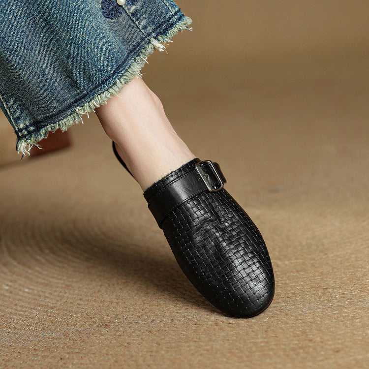 Emrie | Genuine Leather Mules