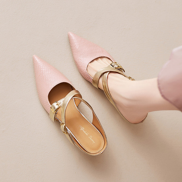 Zelle | Genuine Leather Mules