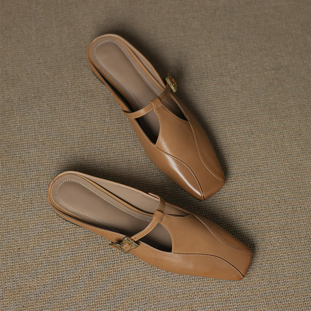 Keva | Genuine Leather Mules