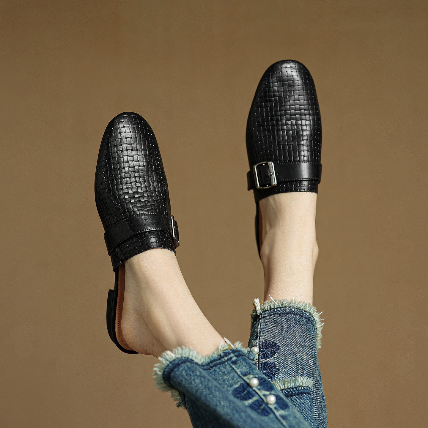 Emrie | Genuine Leather Mules