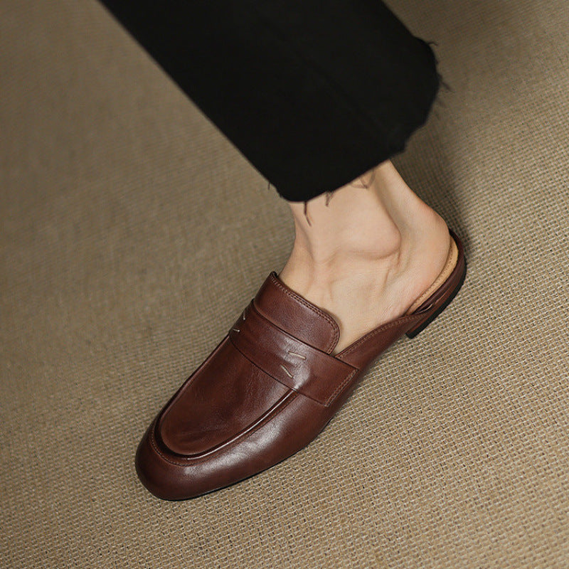 Serin | Genuine Leather Mules