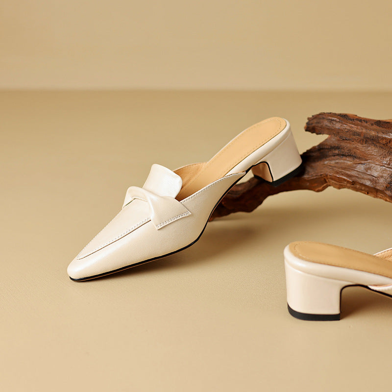 Erlen | Genuine Leather Mules
