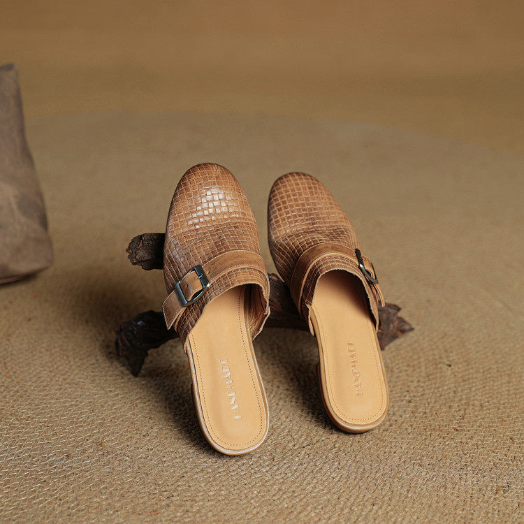 Emrie | Genuine Leather Mules