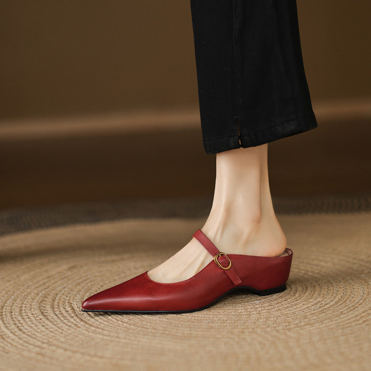 Neok | Genuine Leather Mules