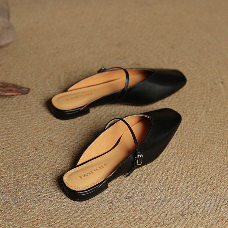 Miral | Genuine Leather Mules