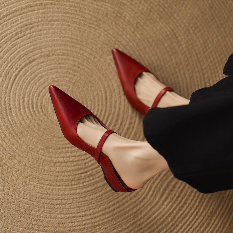 Neok | Genuine Leather Mules