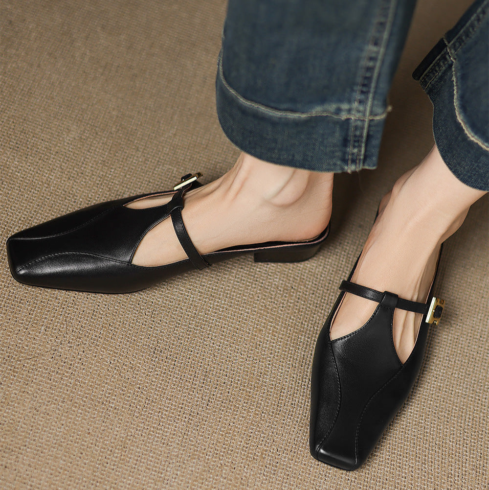 Keva | Genuine Leather Mules
