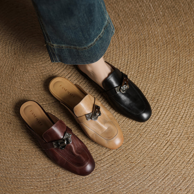 Carla | Genuine Leather Mules