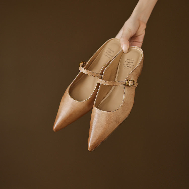 Neok | Genuine Leather Mules