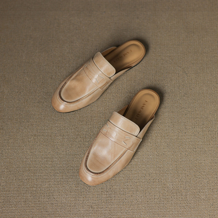 Serin | Genuine Leather Mules